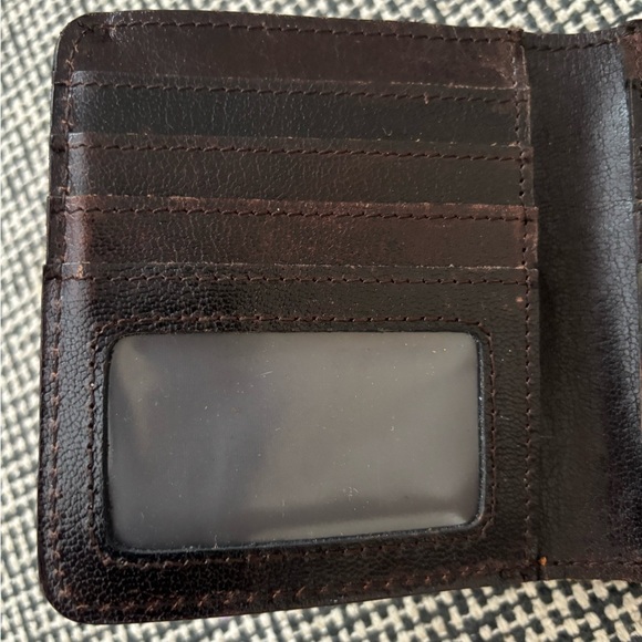 Patricia Nash Bark Leaves Rieti Leather Wallet - Picture 7 of 8